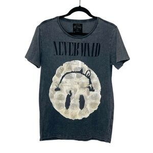 ALLSAINTS Nevermind dark gray short sleeve crew tee size XS